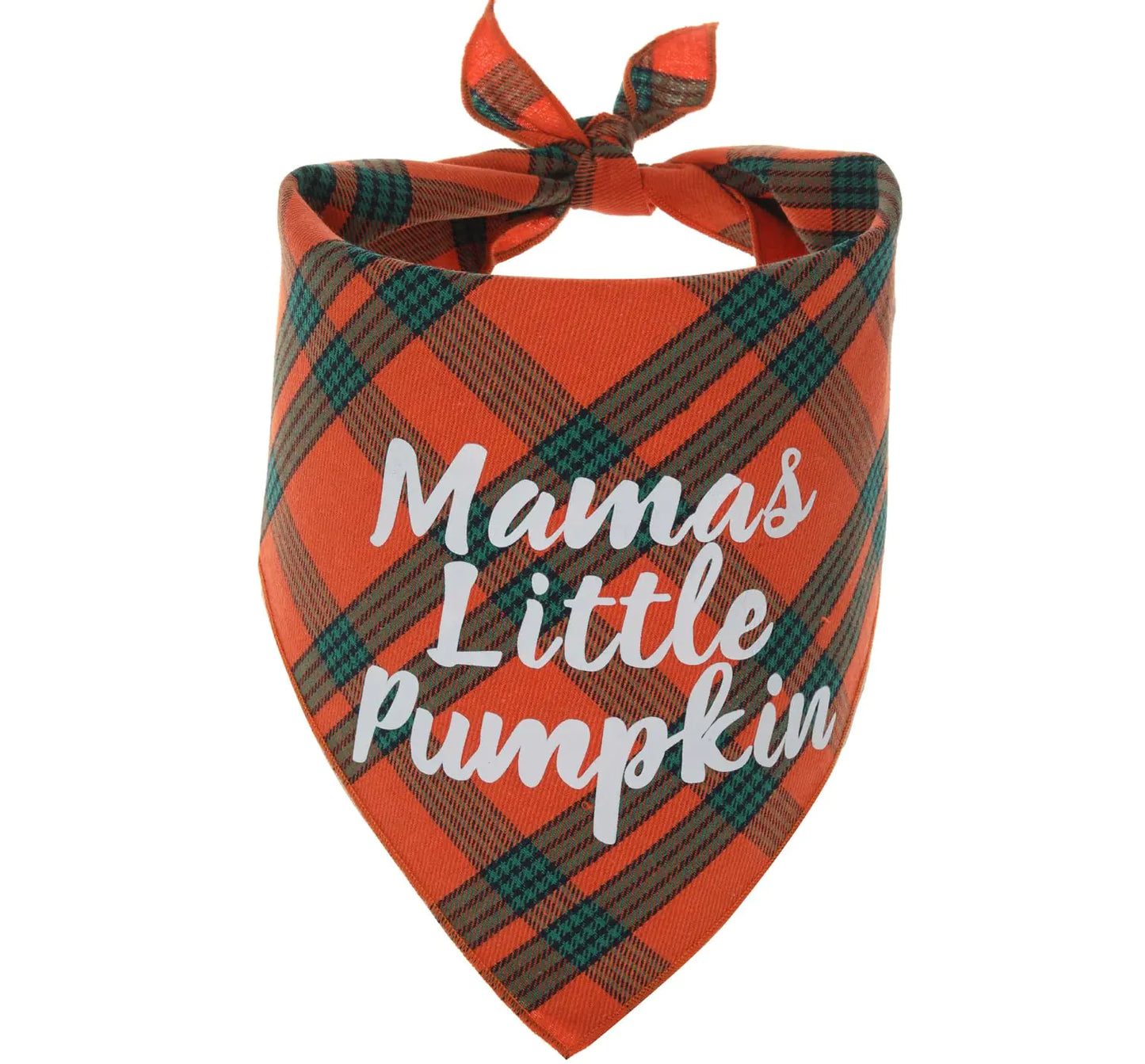 Thanksgiving Dog Bandana Plaid Puppy Scarf Triangle Fall Bandana for Small Medium Large Boy Girl Dogs