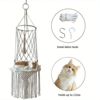 Image of Beds Cats Hammock Window Balcon Hanging Things Furniture Bed Hammocks Accessories Pets Pet Products House Kitten Summer Hammack from Edmene LLC