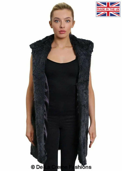 Image of Faux Fur Hooded Gilet 1242281840 from Edmene LLC