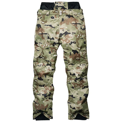 Warm Thickened Loose Version Ski Pants