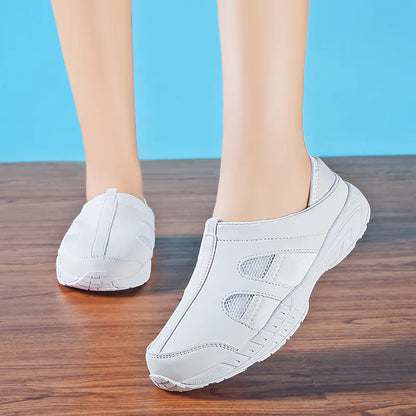 Flat Shoes, White Sneakers, Nurse Shoes