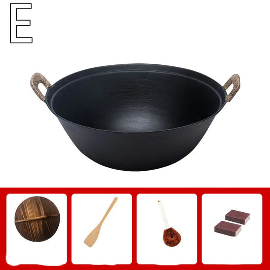 Tortoise Double Ear Cast Iron Cookware Set