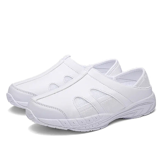 Flat Shoes, White Sneakers, Nurse Shoes