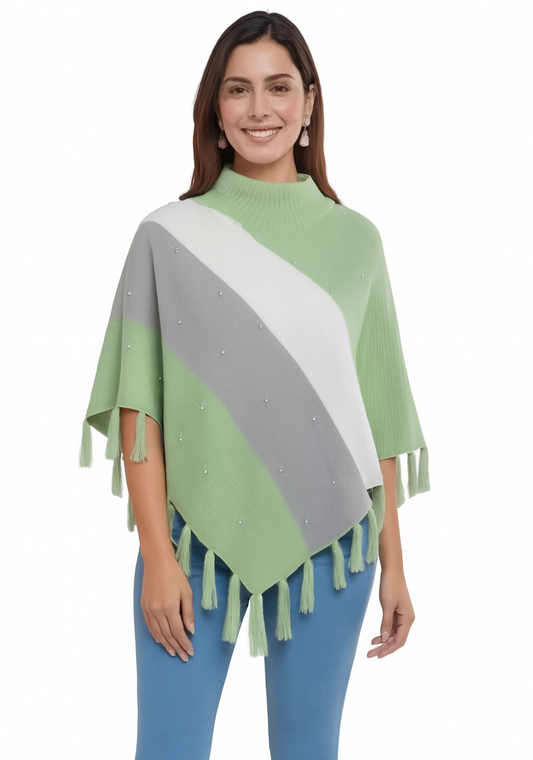 Women & Girls Poncho for winters | Beautiful design poncho-Pista