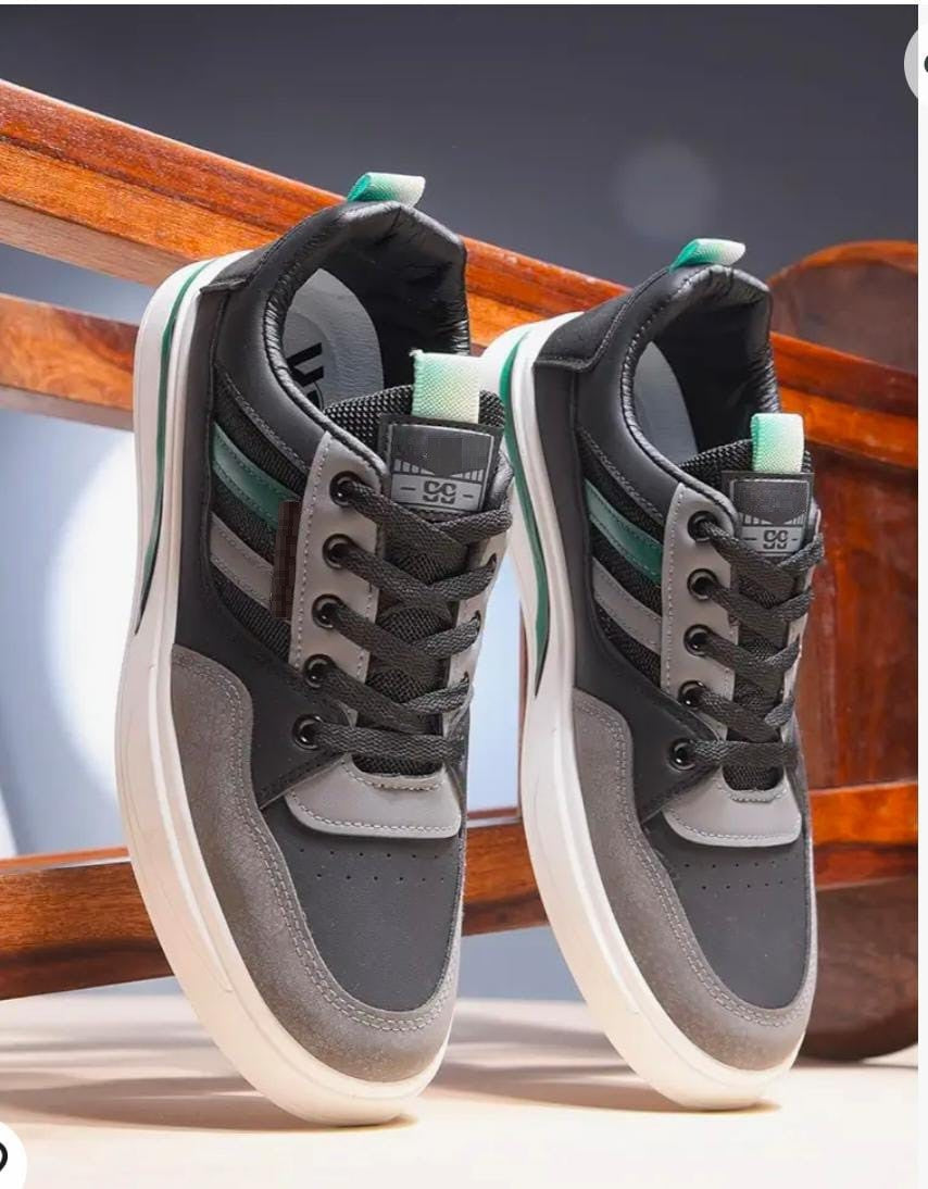 Image of Black Grey Sneaker For Men (SIZE 7K) from Edmene LLC