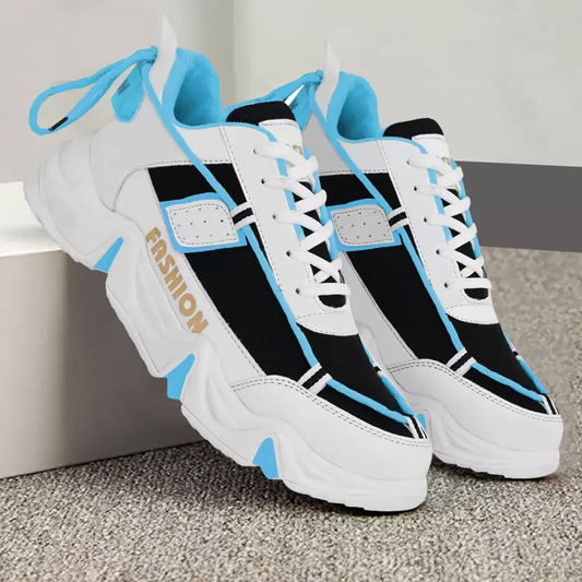 Image of Sneaker Walking Shoes For Men Size 9 color BLUE from Edmene LLC