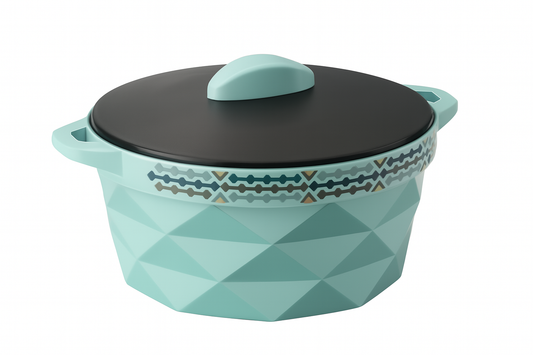 Blue Diamond Pattern Non-Stick Cookware Set – 1-Piece