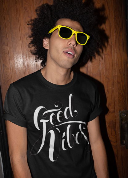 Image of Good Vibes Type T-shirt from Edmene LLC