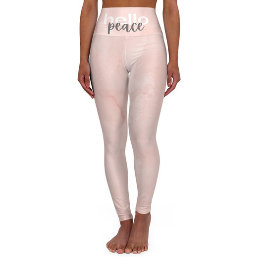 Image of Womens High-waist Fitness Legging Yoga Pants - Pink Peach... from Edmene LLC