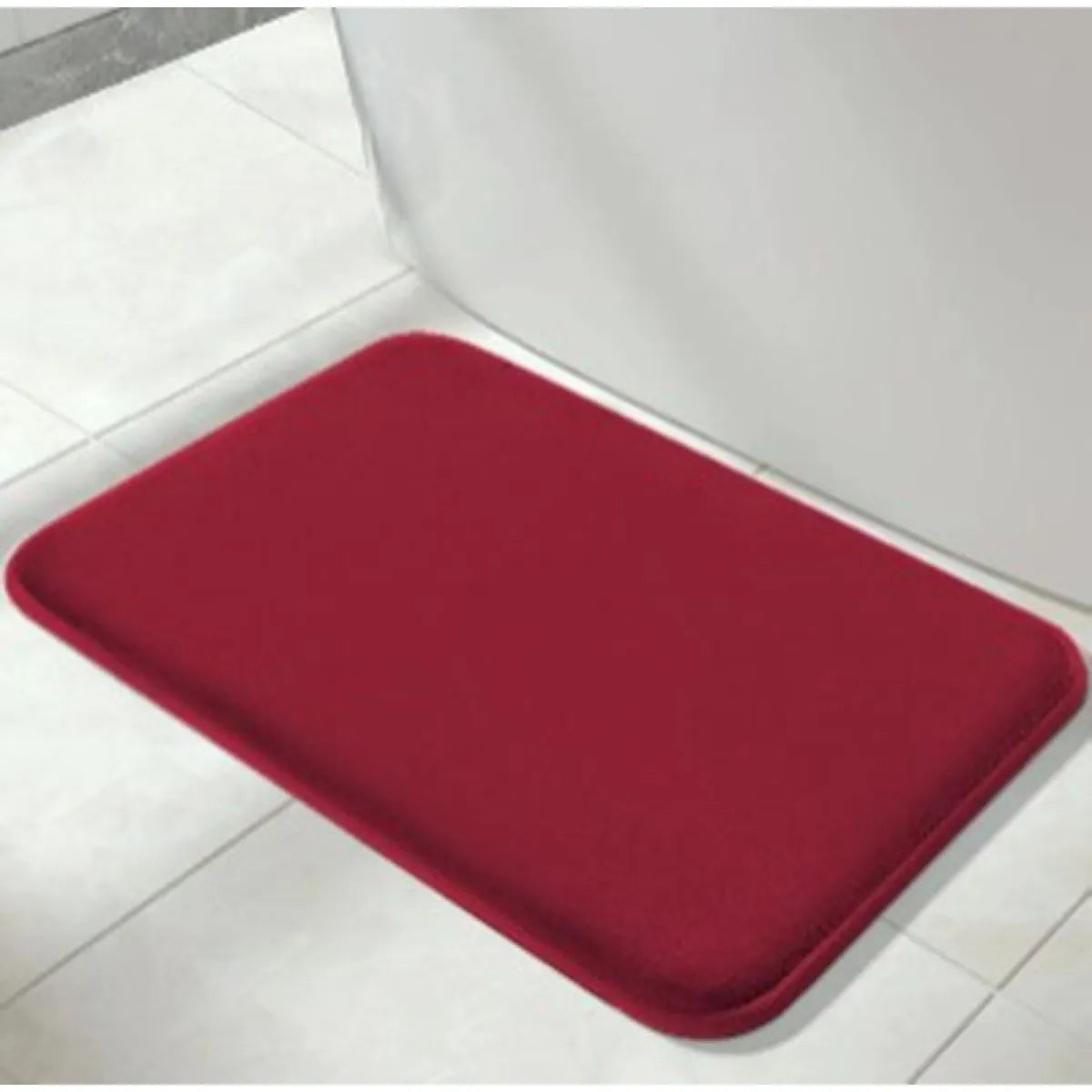 Solid Color Non-Slip Bathroom & Entrance Floor Mat
