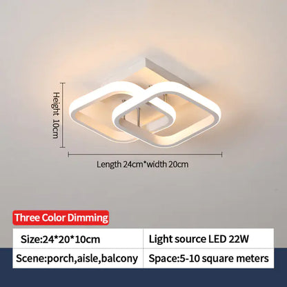 Nordic LED Ceiling Lights for Home, Bedroom & Corridor