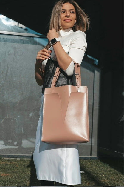 Image of Leather Tote Bag For Women Leather Laptop Tote Hand Made Leather 946206921 from Edmene LLC