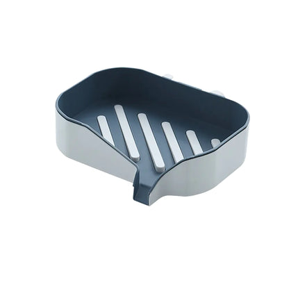 Multifunctional Drain Soap Box with Hook for Bathroom