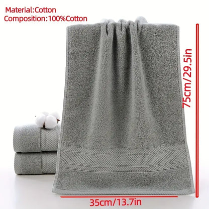 Soft & Absorbent 100% Cotton Towel for Spa & Bathroom