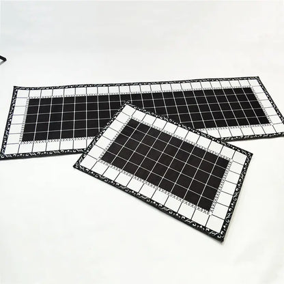 Modern Geometric Non-Slip Kitchen and Bathroom Mat