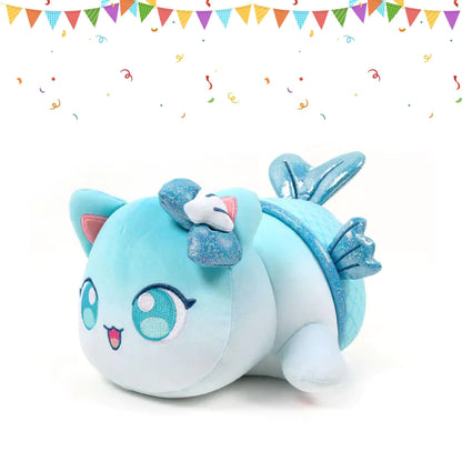 ZRSWQYBZ MeeMeow Cat Plush ToyCute Cat Stuffed Animal Plush Collection for Fans Birthday Thanksgiving Day Christmas