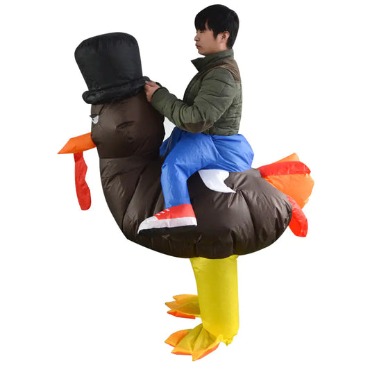 Inflatable Turkey Costume for Christmas and Thanksgiving