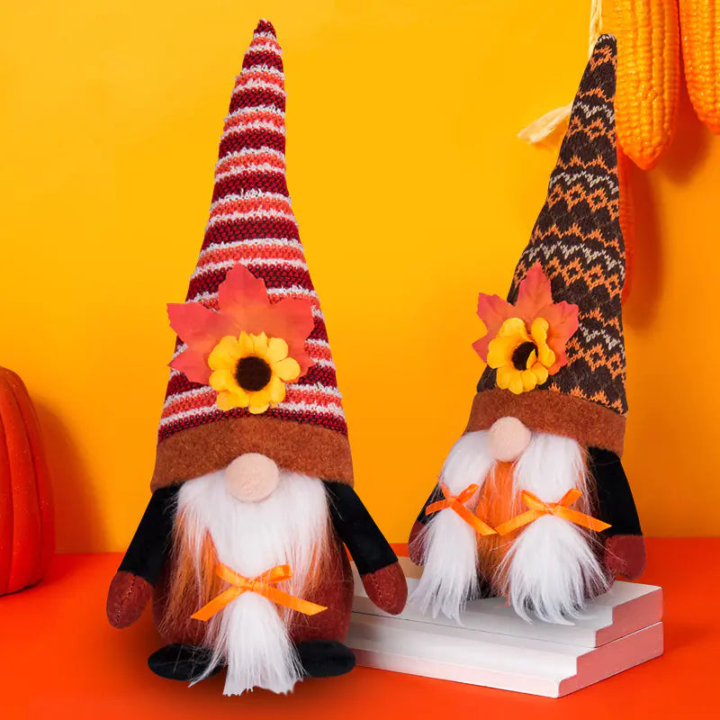 Thanksgiving Sunflower Gnome Decoration for Windows