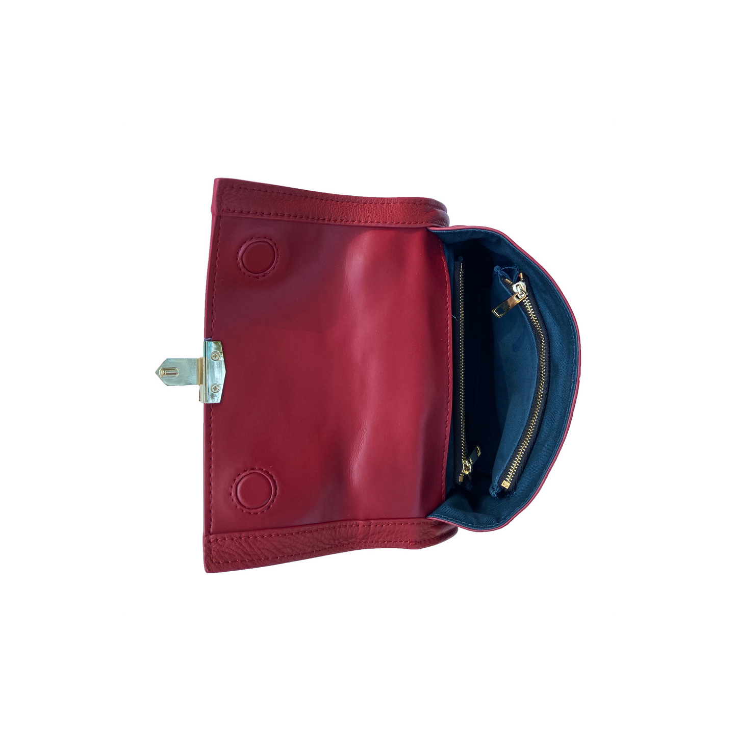 Image of Linda Red Leather Backpack Purse 1242407665 from Edmene LLC