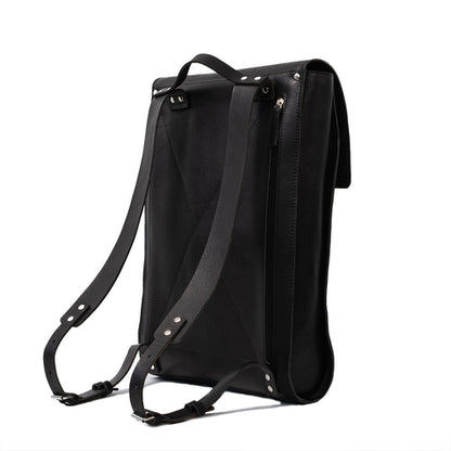 Image of Leather Laptop Backpack The Minimalist Black 985288941 from Edmene LLC
