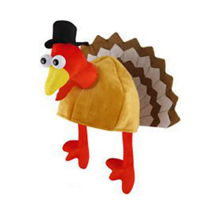Cartoon Turkey Hat for Thanksgiving Festivities
