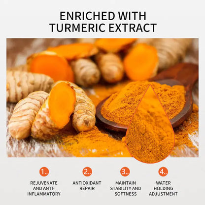Turmeric Skincare Set: Toner, Cream, Serum, Mask, Scrub
