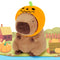 Brown Capybara With Pumpkin Hat