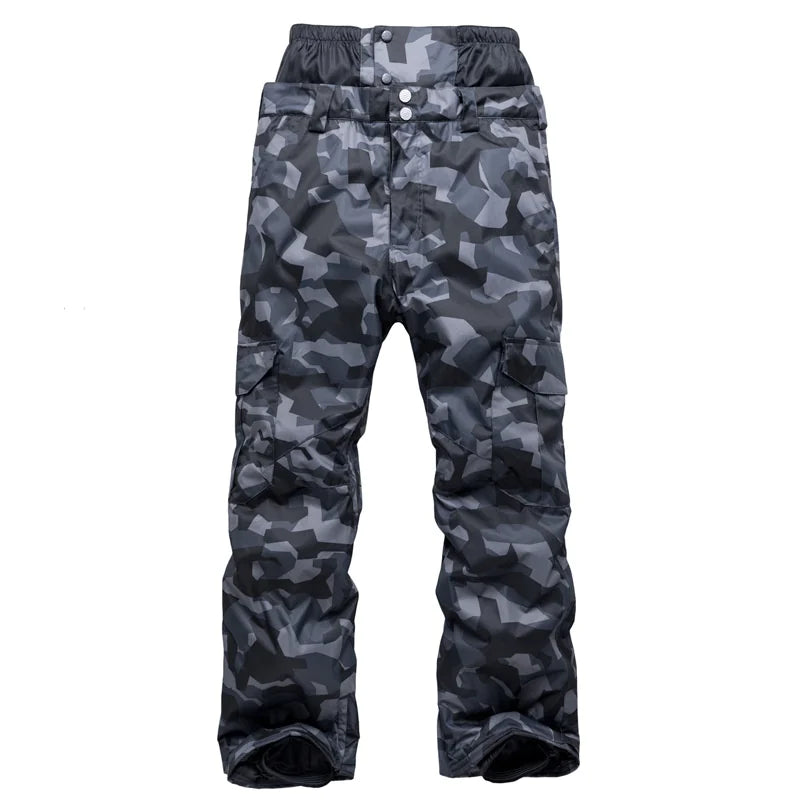 Warm Thickened Loose Version Ski Pants