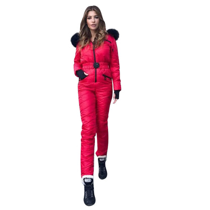 Fashion Women's Ski Suit - Winter Outdoor Jumpsuit