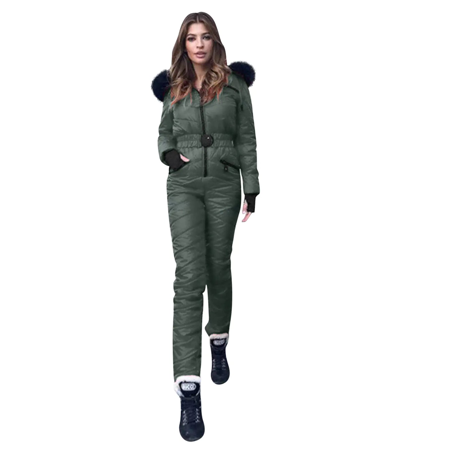 Fashion Women's Ski Suit - Winter Outdoor Jumpsuit
