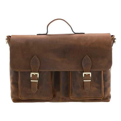 Image of Olympus Leather Briefcase 13 1166665546 from Edmene LLC