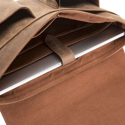 Image of Olympus Leather Briefcase 13 1166665546 from Edmene LLC