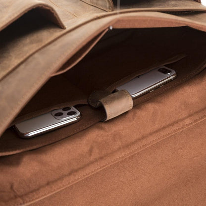 Image of Olympus Leather Briefcase 13 1166665546 from Edmene LLC