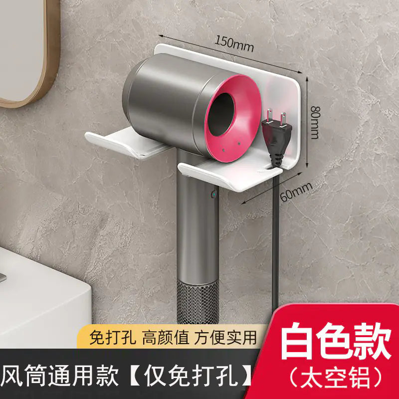 Wall-Mounted Bathroom Storage Rack for Easy Organization