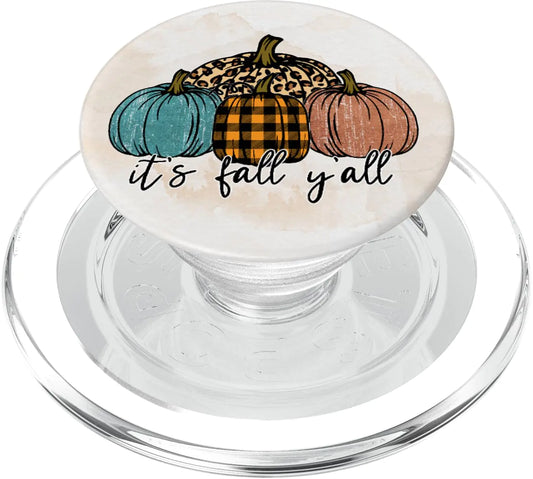 It´s Fall Y´all - Halloween Thanksgiving Autumn Season PopSockets PopGrip for MagSafe