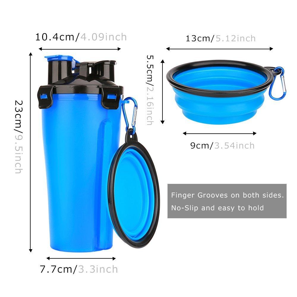 Image of 2 In 1 Dog Drinking Water Bottle With Bowl 1331379746 from Edmene LLC