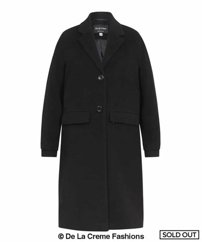 Image of Pre Order Womens Wool Blend Winter Warm Knee Length Coat 1128996278 from Edmene LLC
