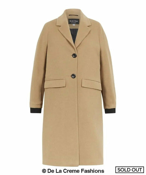 Image of Pre Order Womens Wool Blend Winter Warm Knee Length Coat 1128996278 from Edmene LLC