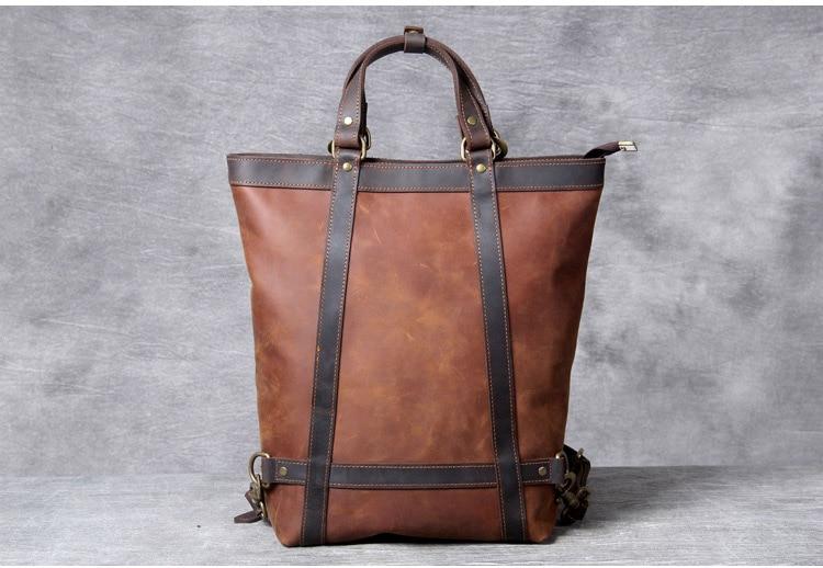 Image of The Icarus Handmade Vintage Leather Backpack 698124272 from Edmene LLC