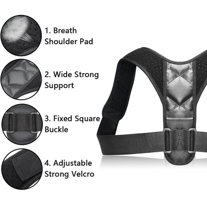 Image of Unisex Adjustable Back Posture Corrector 1025544826 from Edmene LLC