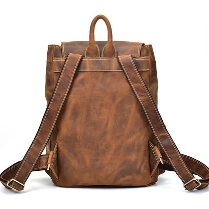 Image of The Hagen Backpack | Vintage Leather Backpack from Edmene LLC