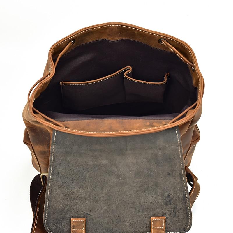 Image of The Hagen Backpack Vintage Leather Backpack 1242026294 from Edmene LLC