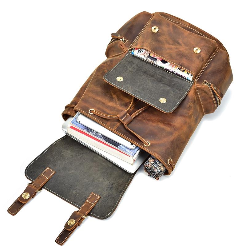 Image of The Hagen Backpack Vintage Leather Backpack 1242026294 from Edmene LLC