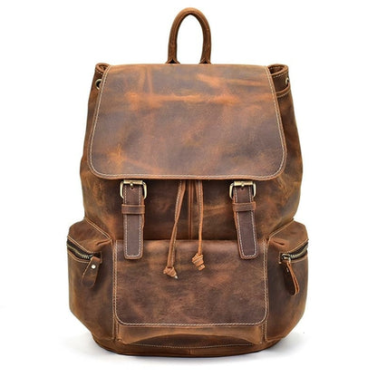 Image of The Hagen Backpack Vintage Leather Backpack 1242026294 from Edmene LLC