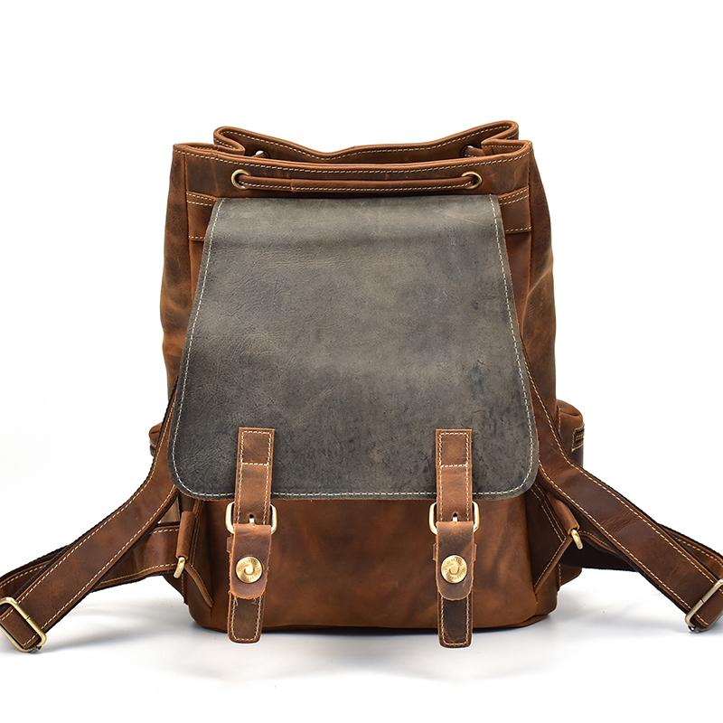 Image of The Hagen Backpack Vintage Leather Backpack 1242026294 from Edmene LLC
