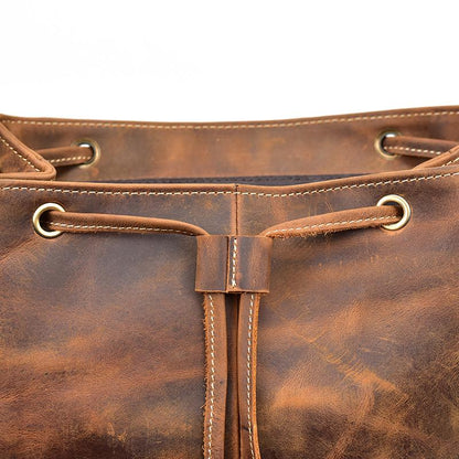 Image of The Hagen Backpack Vintage Leather Backpack 1242026294 from Edmene LLC