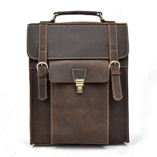 Image of The Vali Backpack Handmade Vintage Leather 1062593859 from Edmene LLC