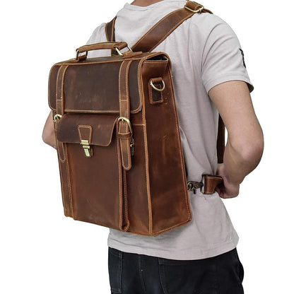Image of The Vali Backpack Handmade Vintage Leather 1062593859 from Edmene LLC