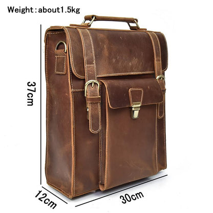 Image of The Vali Backpack Handmade Vintage Leather 1062593859 from Edmene LLC