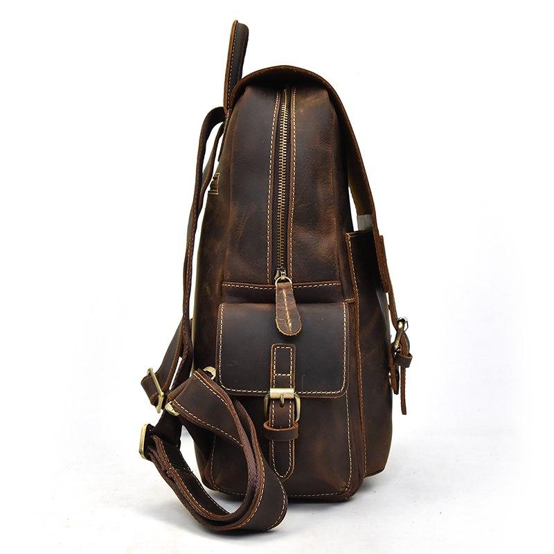 Image of The Freja Backpack Handcrafted Leather Backpack 670607497 from Edmene LLC